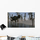Yangchuanosaurus Running through Water Wall Decal
