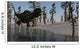 Yangchuanosaurus Running through Water Wall Decal