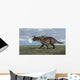 Dicraeosaurus Walking across Open Wall Decal Design 1