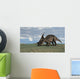 Dicraeosaurus Grazing Open Field Wall Decal Design 1