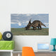 Dicraeosaurus Grazing Open Field Wall Decal Design 1