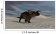 Brown Einiosaurus Walking across Wall Decal Design 11