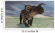 Brown Einiosaurus Walking across Wall Decal Design 10