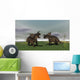 Two Brown Einiosaurus Dinosaurs Wall Decal Design 2