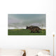Brown Einiosaurus Walking across Wall Decal Design 9