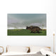 Brown Einiosaurus Walking across Wall Decal Design 9