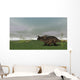 Brown Einiosaurus Walking across Wall Decal Design 9