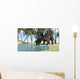 Brown Einiosaurus Drinking from Wall Decal