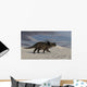 Brown Einiosaurus Walking across Wall Decal Design 8