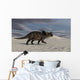 Brown Einiosaurus Walking across Wall Decal Design 8