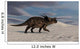 Brown Einiosaurus Walking across Wall Decal Design 8