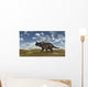Brown Einiosaurus Walking across Wall Decal Design 7