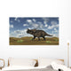 Brown Einiosaurus Walking across Wall Decal Design 7