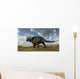 Brown Einiosaurus Walking across Wall Decal Design 6