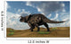 Brown Einiosaurus Walking across Wall Decal Design 6