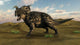 Brown Einiosaurus Walking across Wall Decal Design 5