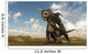 Brown Einiosaurus Walking across Wall Decal Design 4