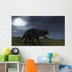 Brown Einiosaurus Walking across Wall Decal Design 3