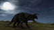 Brown Einiosaurus Walking across Wall Decal Design 3