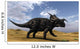 Brown Einiosaurus Walking across Wall Decal Design 2