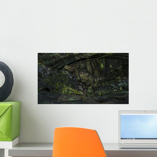 Tyrannosaurus Rex Prehistoric Forest Wall Decal