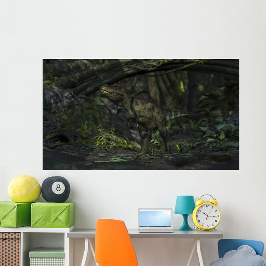 Tyrannosaurus Rex Prehistoric Forest Wall Decal