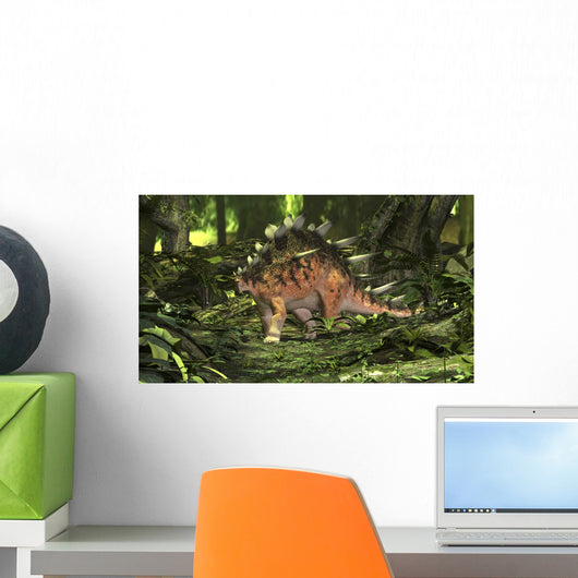 Kentrosaurus Prehistoric Forest Wall Decal Design 3