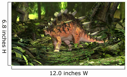 Kentrosaurus Prehistoric Forest Wall Decal Design 3