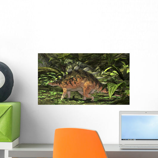 Kentrosaurus Prehistoric Forest Wall Decal Design 2