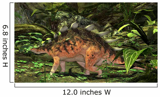 Kentrosaurus Prehistoric Forest Wall Decal Design 2