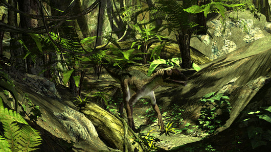 Utahraptor Prehistoric Forest Wall Decal Design 3