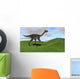 Gigantoraptor Grassy Field Wall Decal Design 2