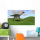 Gigantoraptor Grassy Field Wall Decal Design 2