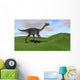 Gigantoraptor Grassy Field Wall Decal Design 2