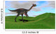 Gigantoraptor Grassy Field Wall Decal Design 2