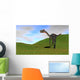 Gigantoraptor Grassy Field Wall Decal Design 1