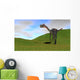 Gigantoraptor Grassy Field Wall Decal Design 1
