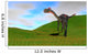 Gigantoraptor Grassy Field Wall Decal Design 1
