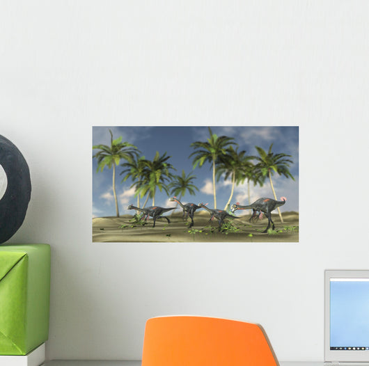 Herd Gigantoraptors Wall Decal