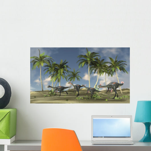 Herd Gigantoraptors Wall Decal