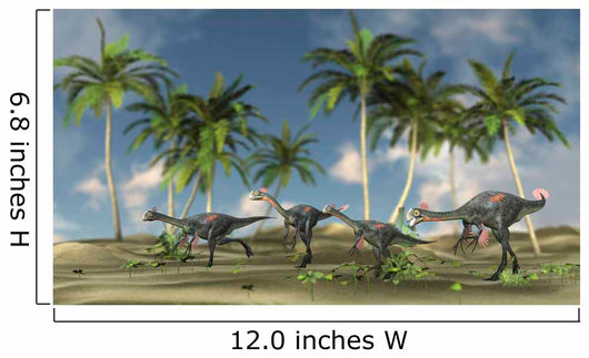 Herd Gigantoraptors Wall Decal
