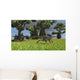 Three Gigantoraptors Running across Wall Decal Design 2