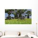 Three Gigantoraptors Running across Wall Decal Design 2