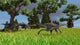 Three Gigantoraptors Running across Wall Decal Design 2