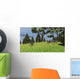 Three Gigantoraptors Running across Wall Decal Design 1