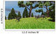 Three Gigantoraptors Running across Wall Decal Design 1