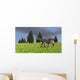 Gigantoraptor Running across Open Wall Decal Design 1