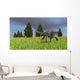 Gigantoraptor Running across Open Wall Decal Design 1