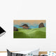 Kentrosaurus Walking across Prehistoric Wall Decal Design 3