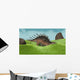 Kentrosaurus Walking across Prehistoric Wall Decal Design 2